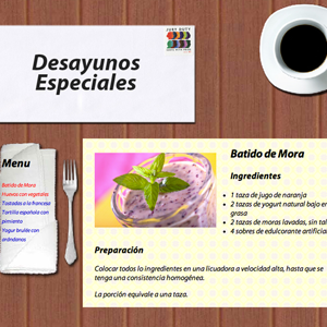 Desayunos Especiales